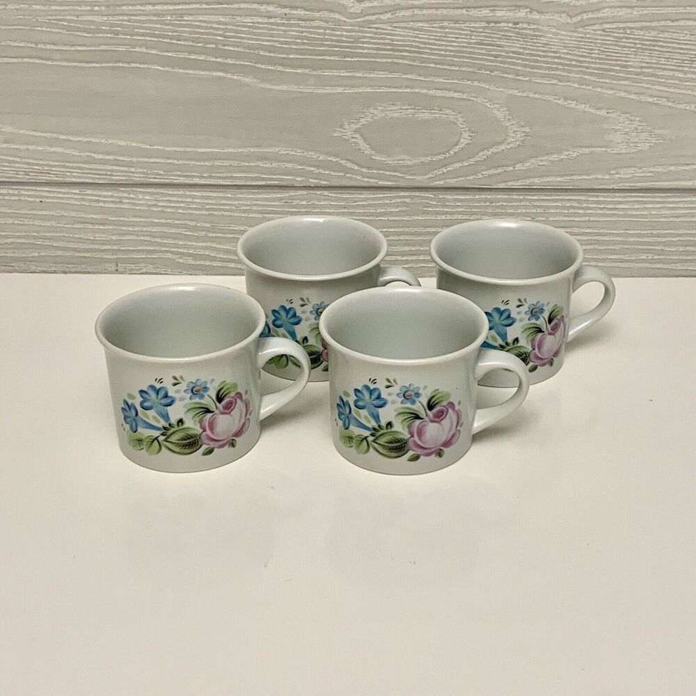 Royal Doulton Dubarry Coffee Tea Cups Set Of 4